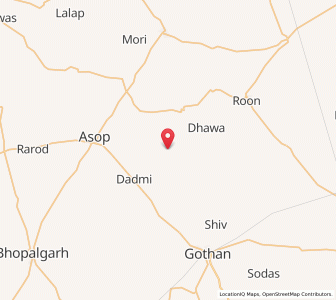 Map of Asauri, Rajasthan
