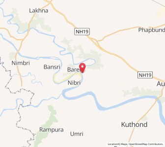 Map of Asewa, Uttar Pradesh