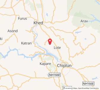 Map of Asgan, Maharashtra