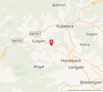 Map of Ashkanpur, Kashmir