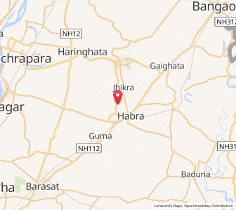 Map of Ashoknagar Kalyangarh, West Bengal