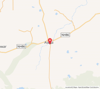 Map of Ashta, Madhya Pradesh