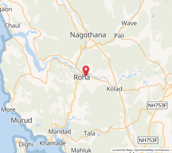 Map of Ashtami, Maharashtra