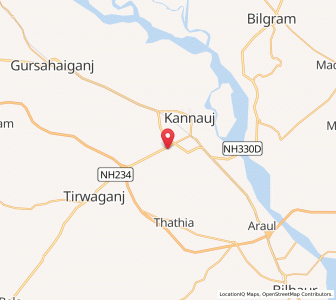 Map of Askan Purwa, Uttar Pradesh