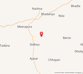 Map of Askandra, Rajasthan