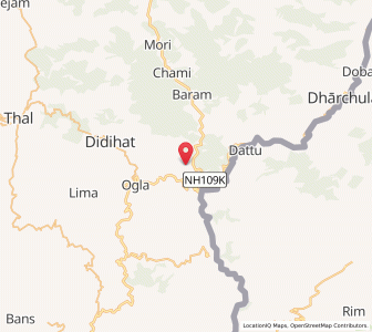 Map of Askot, Uttarakhand