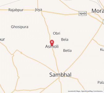 Map of Asmauli, Uttar Pradesh