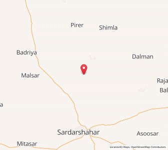 Map of Aspalsar, Rajasthan