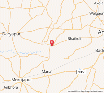 Map of Asra, Maharashtra