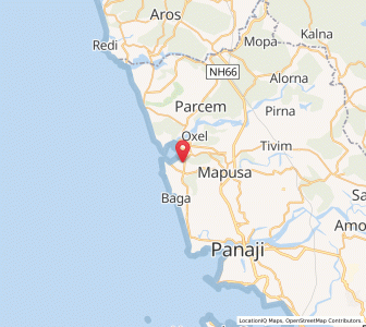 Map of Assagao, Goa
