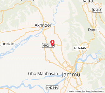 Map of Assarwan, Kashmir
