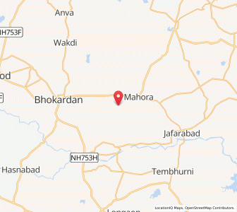 Map of Assaye, Maharashtra