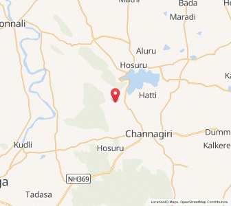 Map of Asthapanahalli, Karnataka