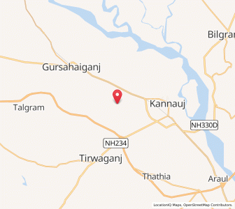 Map of Atara, Uttar Pradesh