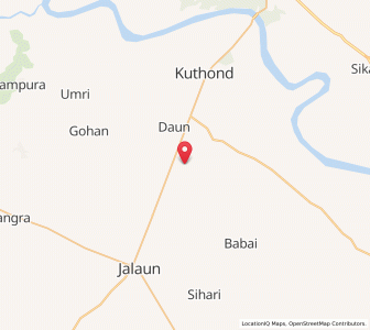 Map of Atarchhala, Uttar Pradesh