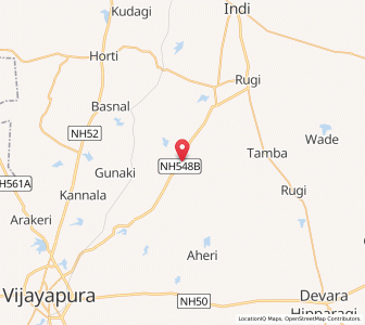 Map of Atharga, Karnataka