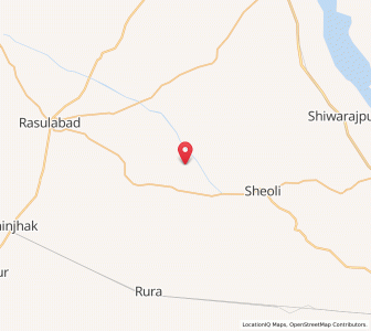 Map of Atia, Uttar Pradesh