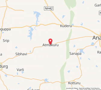 Map of Atmakuru, Andhra Pradesh