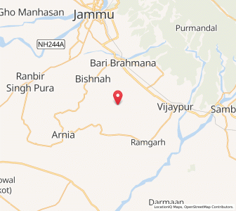Map of Atmapur, Kashmir