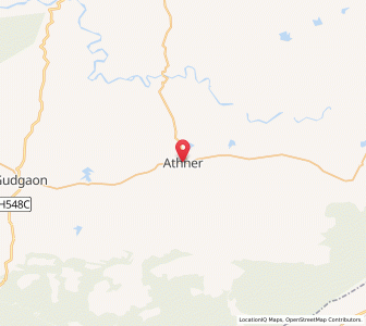 Map of Atner, Madhya Pradesh