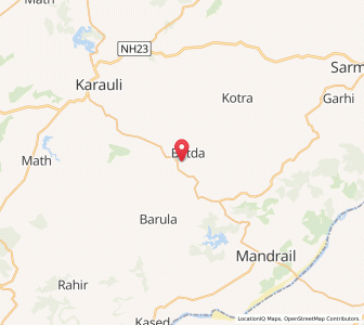 Map of Atri, Rajasthan