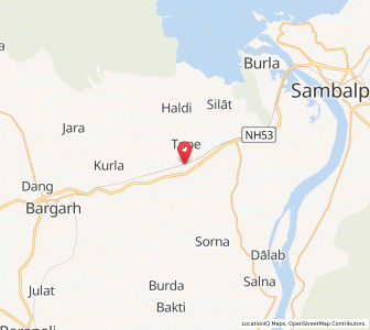 Map of Attabira, Odisha
