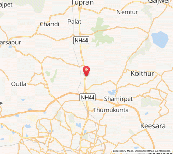 Map of Attalli, Andhra Pradesh
