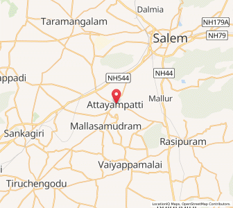 Map of Attayyampatti, Tamil Nadu