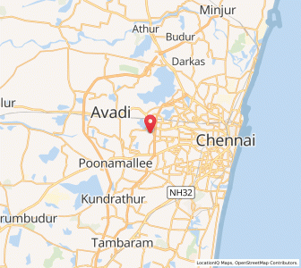 Map of Attippattu, Tamil Nadu
