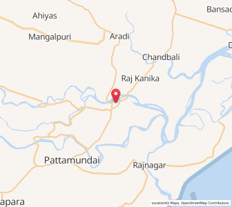 Map of Aul, Odisha