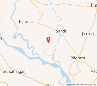 Map of Aureni, Uttar Pradesh