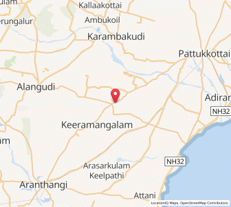 Map of Avanam, Mizoram