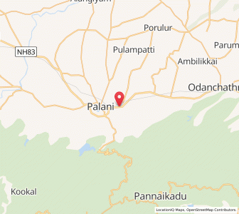 Map of Ayakudi, Tamil Nadu