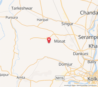 Map of Ayan, West Bengal