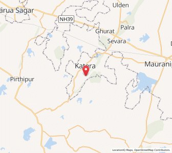 Map of Ayara, Madhya Pradesh