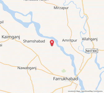 Map of Azizabad, Uttar Pradesh