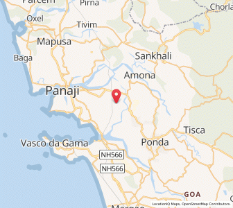 Map of Azossim, Goa