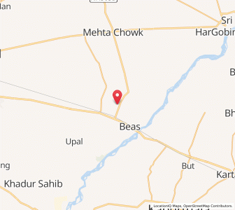 Map of Baba Bakala, Punjab
