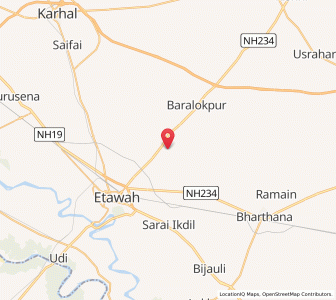 Map of Baba ka Nagla, Uttar Pradesh