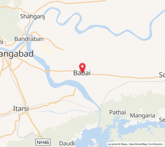 Map of Babai, Rajasthan