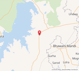 Map of Babulda, Madhya Pradesh