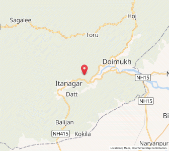 Map of Bacha, Arunachal Pradesh
