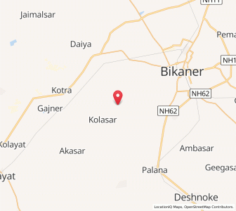 Map of Bachhasar, Rajasthan