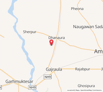 Map of Bachhraon, Uttar Pradesh