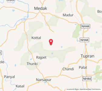 Map of Bachnaipalli, Andhra Pradesh