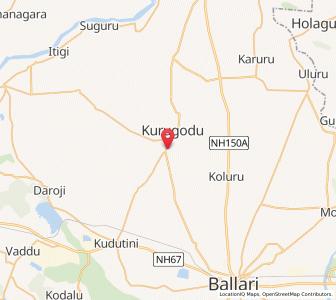 Map of Badanahatti, Karnataka