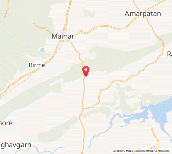Map of Badanpur, Madhya Pradesh