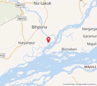 Map of Badati, Assam