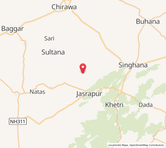 Map of Badha ki Dhani, Rajasthan