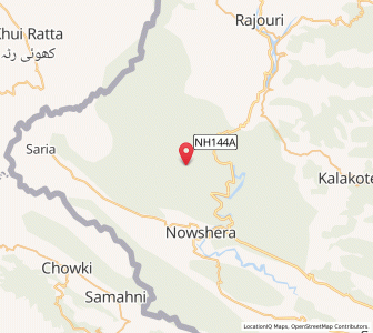 Map of Badhetar, Kashmir